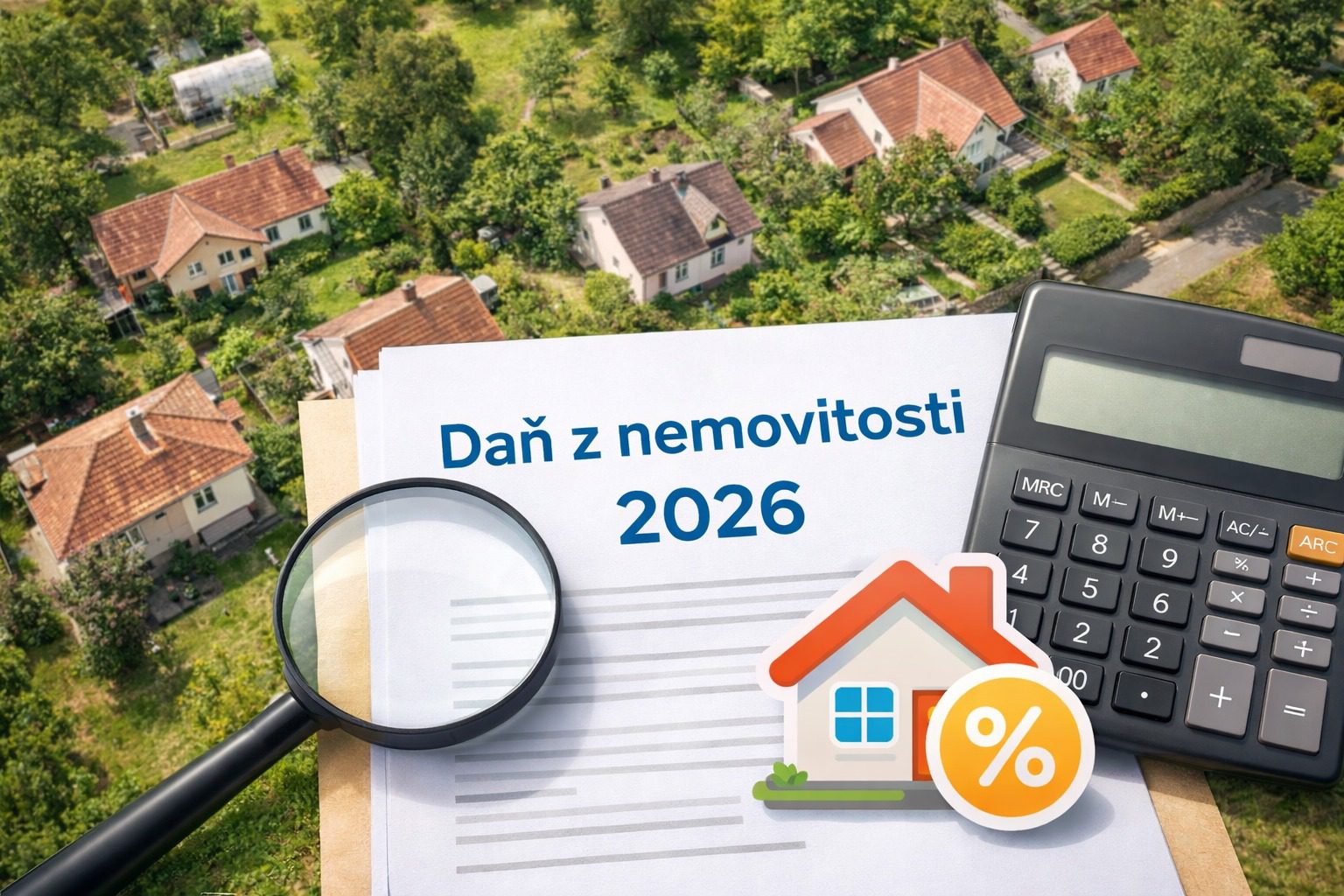 Daň z nemovitosti v roce 2026